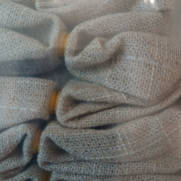 FABRIC 4FT CORD COVER TAN/CREAM - Picture 3 of 4